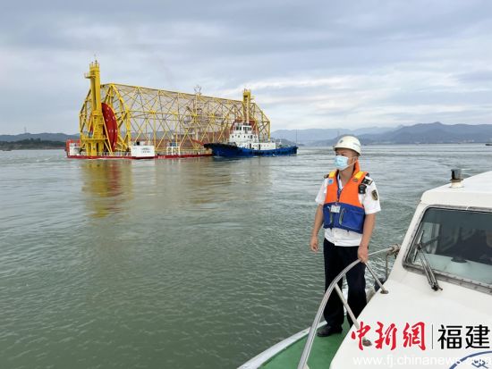 9月7日，福州海事保障出運。何羚珊 攝