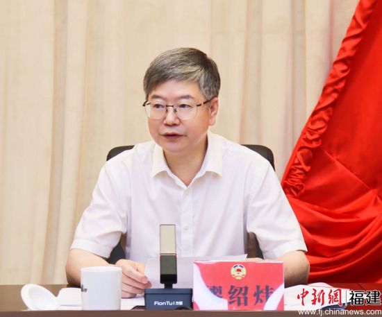 寧德市委常委、常務副市長繆紹煒講話。吳允杰 攝